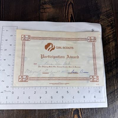 Girl Scout Cookie Sale Certificate - Thumbnail 5