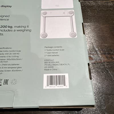 Digital Bathroom Scale for Body Weight Large Platform Display High Capacity - Thumbnail 8