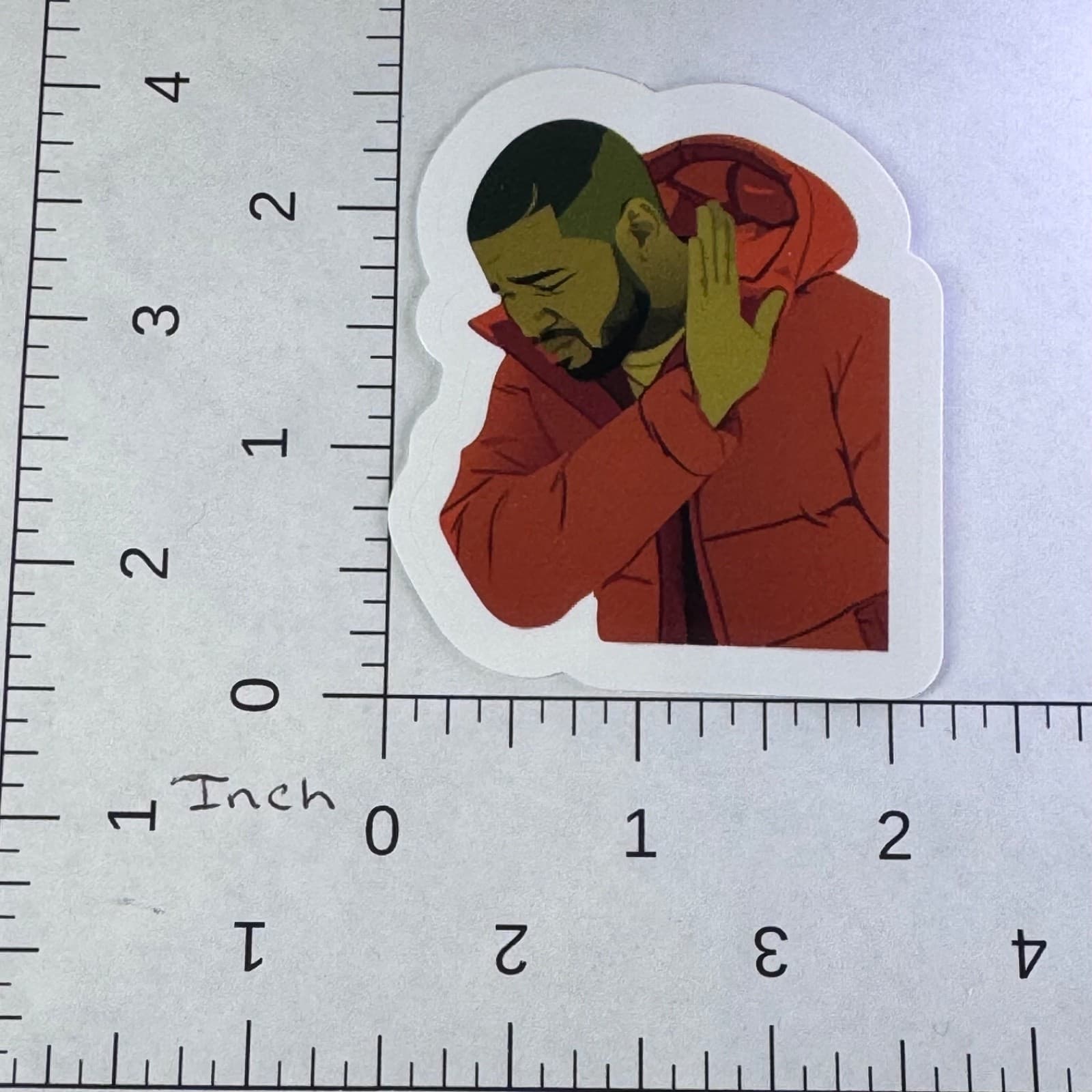 Black Man - Sticker - Water Bottle - Cell - Phone Locker - Thumbnail 2