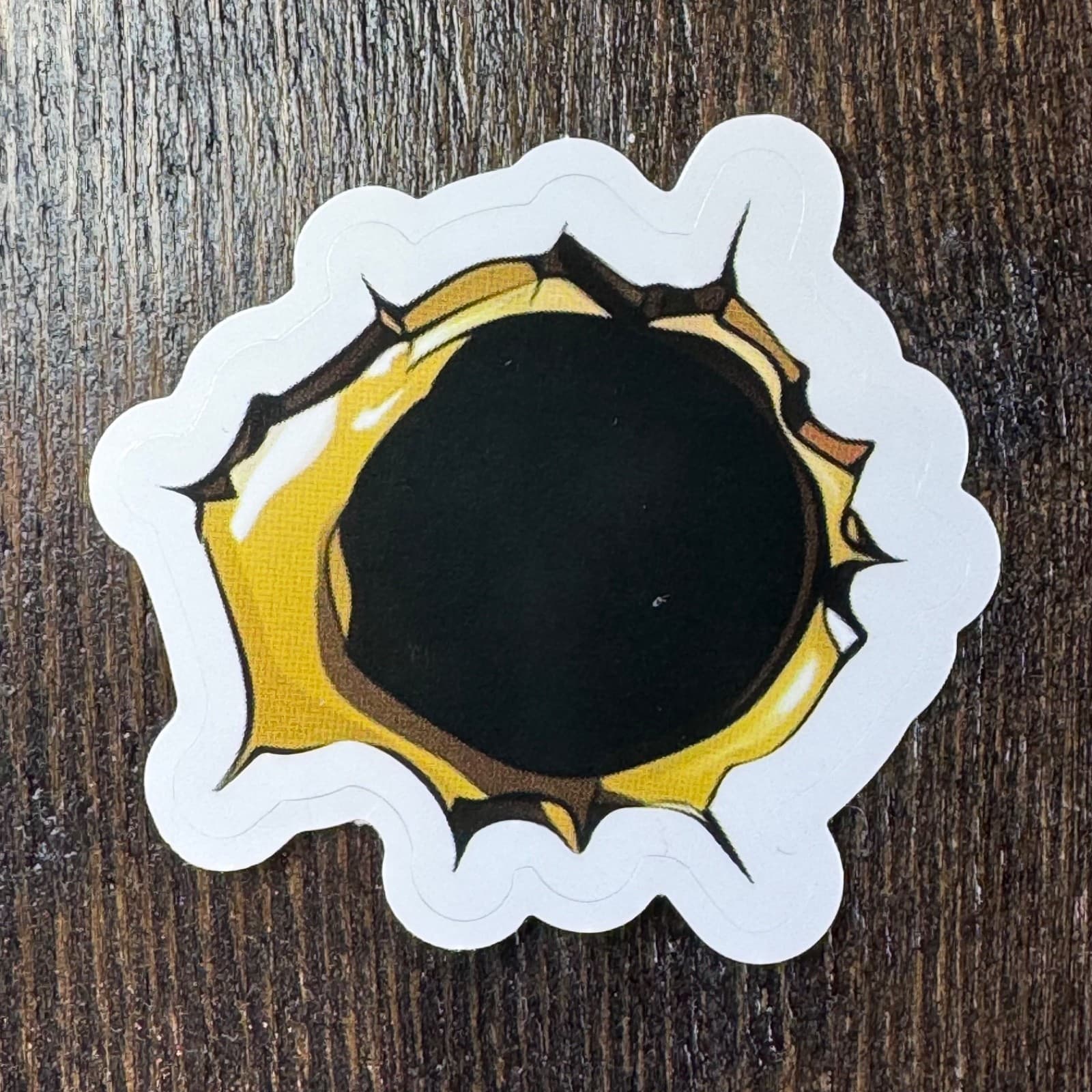 Hole - Bullet - Sticker - Water Bottle - Cell - Phone Locker
