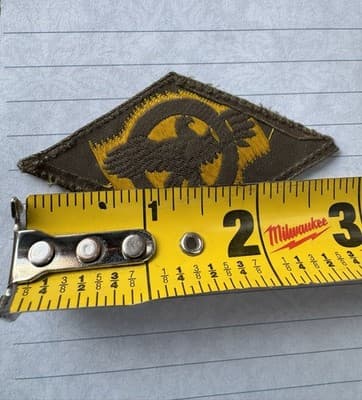 VINTAGE WWII PATCH, U.S MILITARY RUPTURED DUCK, HONORABLE DISCHARGE - ORIGINAL - Thumbnail 5