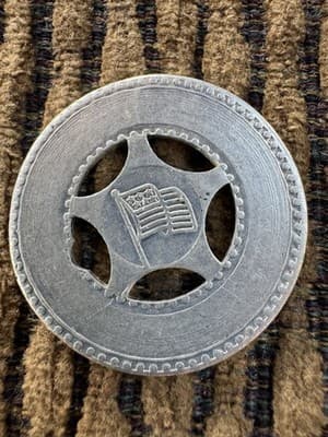 Lot Of 2 Vintage Tokens - Record & Detach - Good Luck, Cincinnati Ohio - Thumbnail 3