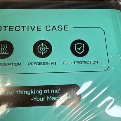 Kuzy Laptop Premium Protective Case MacBook 14” A2992 Black - Thumbnail 6