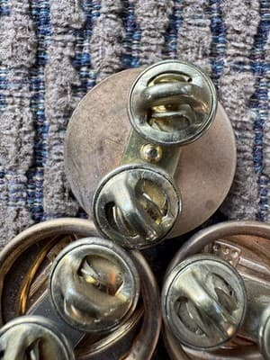 Lot Of 3, WWII, US Army General Corps Enlisted Stamped Collar Pins, 2 Types - Thumbnail 7