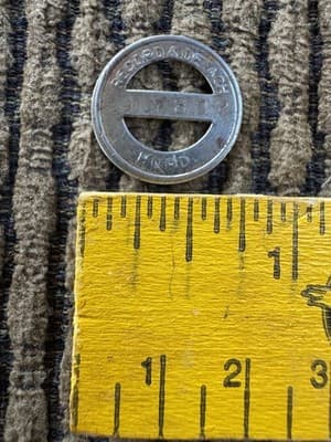 Lot Of 2 Vintage Tokens - Record & Detach - Good Luck, Cincinnati Ohio - Thumbnail 7