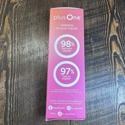 plusOne Vibrating Bullet Soft Touch Massager, 10 Vibration Settings, Waterproof - Thumbnail 4