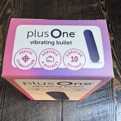 plusOne Vibrating Bullet Soft Touch Massager, 10 Vibration Settings, Waterproof - Thumbnail 6