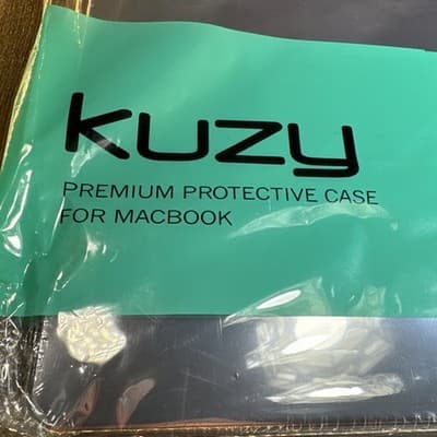 Kuzy for MacBook Air 15 inch Case 2025 M4 A3241 Black - Thumbnail 2