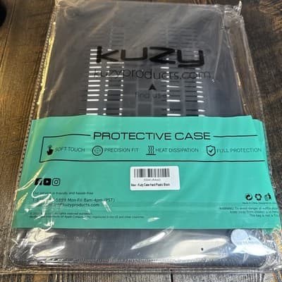 Kuzy for MacBook Air 15 inch Case 2025 M4 A3241 Black - Thumbnail 3