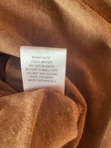 Lily Orange Brown Tunic Women’s Medium - Thumbnail 6
