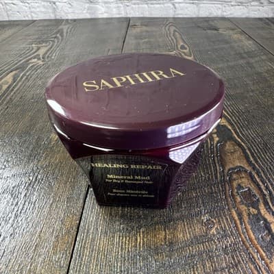 Saphira Mineral Mud Healing Repair Hair Mask 3 oz Dry & Damaged Hair - Thumbnail 6