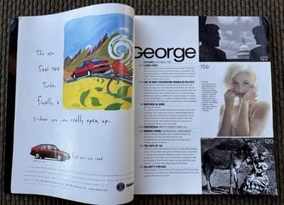 George Magazine Drew Barrymore/Marilyn Monroe September 1996, 2 Mail Inserts - Thumbnail 8