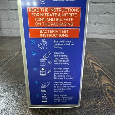 Drinking Water Test Kit 21 Parameters - 2 Bacteria Tests - 120 Test Strips - Thumbnail 9