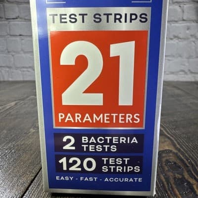 Drinking Water Test Kit 21 Parameters - 2 Bacteria Tests - 120 Test Strips - Thumbnail 2