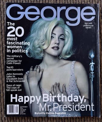 George Magazine Drew Barrymore/Marilyn Monroe September 1996, 2 Mail Inserts - Thumbnail 2