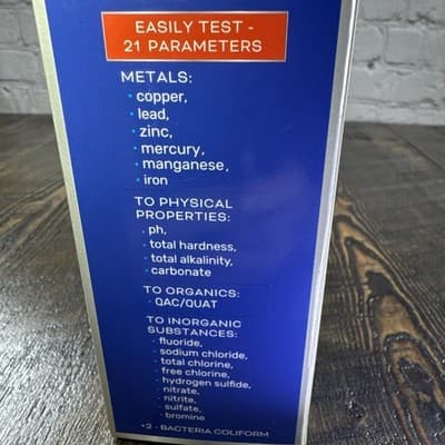 Drinking Water Test Kit 21 Parameters - 2 Bacteria Tests - 120 Test Strips - Thumbnail 6