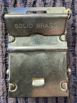Lot Of 3, Vintage WWII Belt Buckles - Original - Thumbnail 7