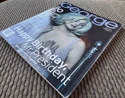 George Magazine Drew Barrymore/Marilyn Monroe September 1996, 2 Mail Inserts - Thumbnail 3