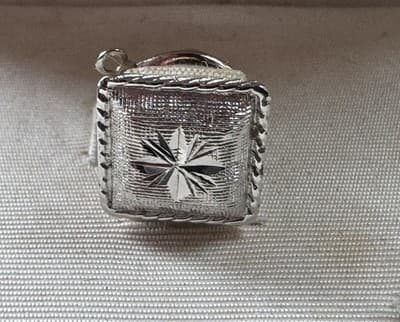 Vintage Mens Silver Cufflinks & Tie Tack Set, David Fox, Sherman Oaks, Ca. - Thumbnail 9
