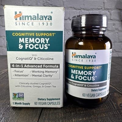 Himalaya Memory & Focus Herbal Supplement - Cognitive Support Mental Clarity