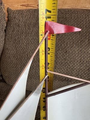 Nautical Metal Sailboat Pedestal Candle Holder Stand - Thumbnail 9