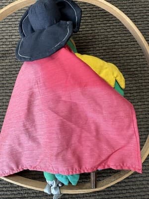 15" Hanging Parrot Plush Toy Stuffed Animal - Pirate - Thumbnail 7