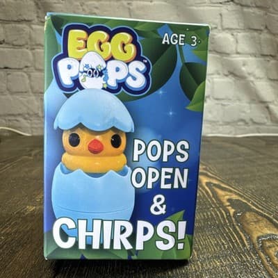 Egg Pops Chick Fidget Toy - Pop & Play Egg with Sound, Sensory Toy, Novelty Gift