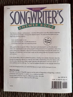 2 Music Books -The Complete Guitarist -Beginning Songwriter’s Answer Book -1993 - Thumbnail 3