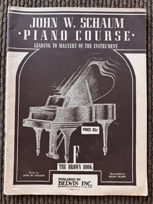 Lot Of 6 Vintage John W Schaum Piano Course Books 1940’s - Thumbnail 4