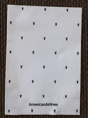 4 Different American Airlines Flagship First Class 1994 Menus - Thumbnail 12