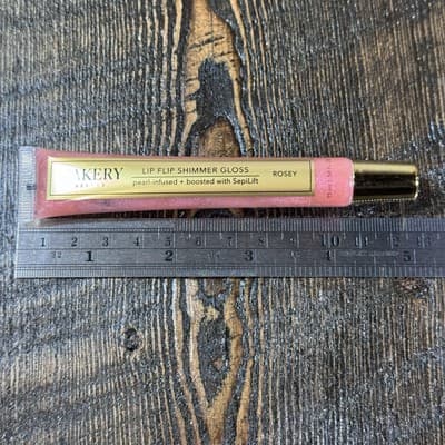 NAKERY Beauty Lip Flip Shimmer Gloss Pearl-Infused Boosted With Sepilift - ROSEY - Thumbnail 11