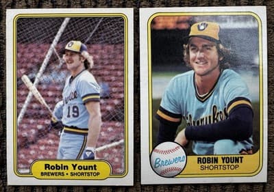 Robin Yount Baseball 18 Card Lot Milwaukee Brewers 1978-1993 - Thumbnail 8