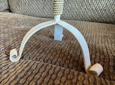 Nautical Metal Sailboat Pedestal Candle Holder Stand - Thumbnail 4