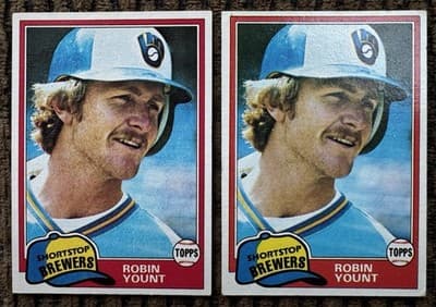 Robin Yount Baseball 18 Card Lot Milwaukee Brewers 1978-1993 - Thumbnail 4