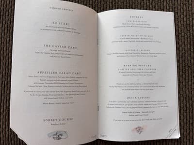 4 Different American Airlines Flagship First Class 1994 Menus - Thumbnail 7