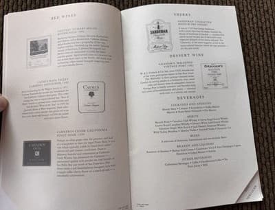 4 Different American Airlines Flagship First Class 1994 Menus - Thumbnail 6