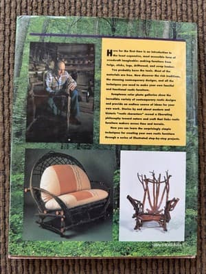 Lot Of 2 Making Rustic Furniture Hardcover Books, Daniel Mack 1990’s - Thumbnail 3