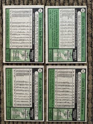 Lot Of 15 Vintage 1979 Topps Baseball Cards, Jim Rice, Jim Palmer ,Lou Brock Etc - Thumbnail 5