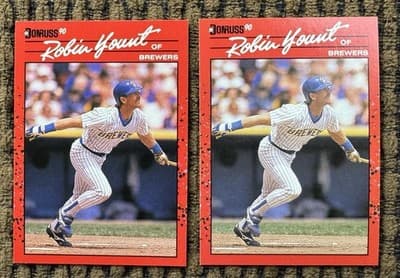 Robin Yount Baseball 18 Card Lot Milwaukee Brewers 1978-1993 - Thumbnail 10
