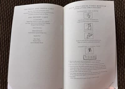 4 Different American Airlines Flagship First Class 1994 Menus - Thumbnail 8