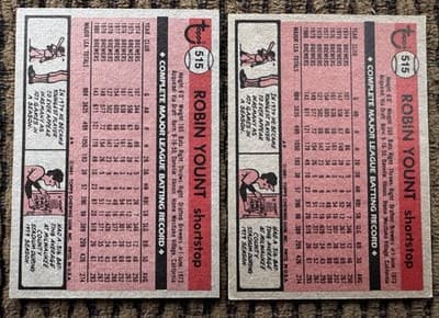 Robin Yount Baseball 18 Card Lot Milwaukee Brewers 1978-1993 - Thumbnail 5
