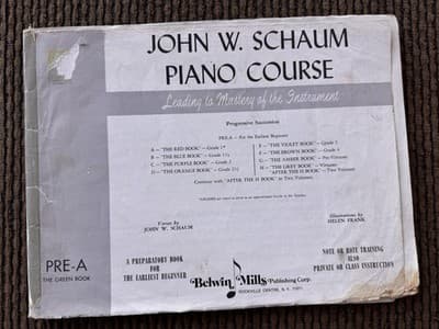 Lot Of 6 Vintage John W Schaum Piano Course Books 1940’s - Thumbnail 8