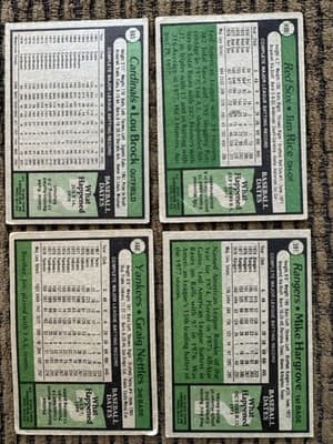 Lot Of 15 Vintage 1979 Topps Baseball Cards, Jim Rice, Jim Palmer ,Lou Brock Etc - Thumbnail 7