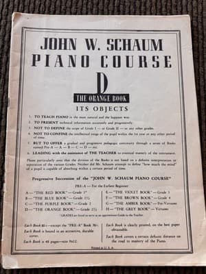 Lot Of 6 Vintage John W Schaum Piano Course Books 1940’s - Thumbnail 14