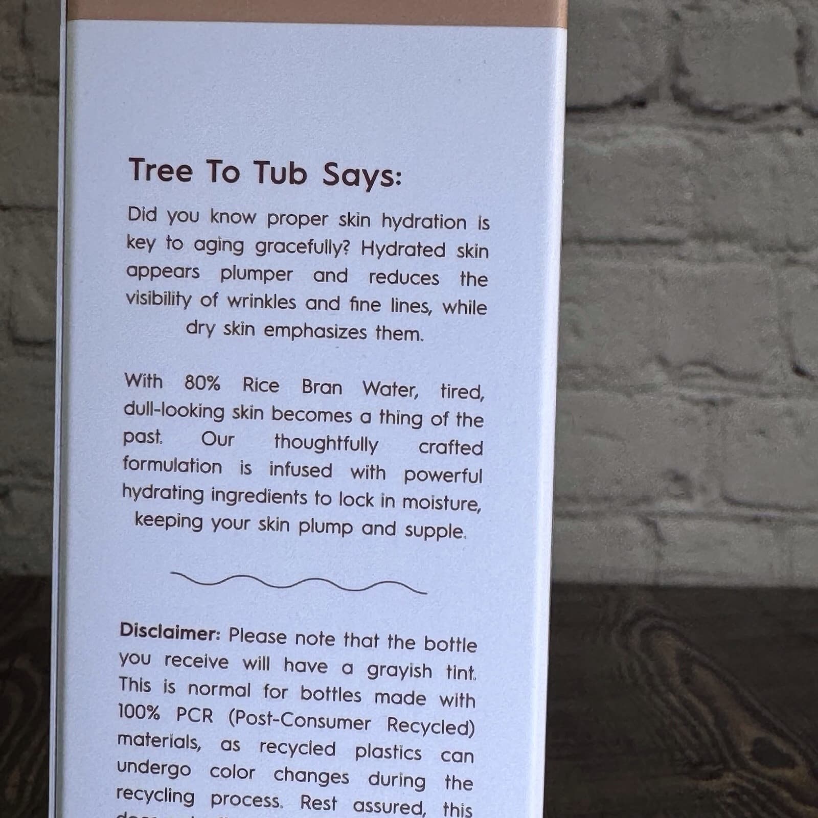 Tree to Tub Hydrating Milky Facial Rice Toner, Hydrating Fragrance Free - Thumbnail 10