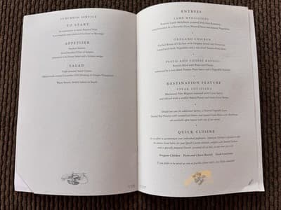 4 Different American Airlines Flagship First Class 1994 Menus - Thumbnail 22