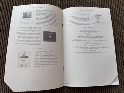 4 Different American Airlines Flagship First Class 1994 Menus - Thumbnail 21