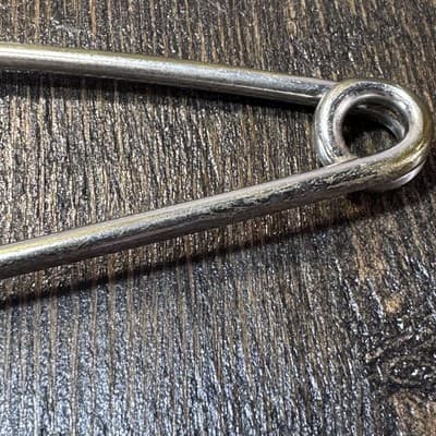 Vintage National 5” Large Heavy Duty Metal Safety Pin Horse Blanket Laundry - Thumbnail 9