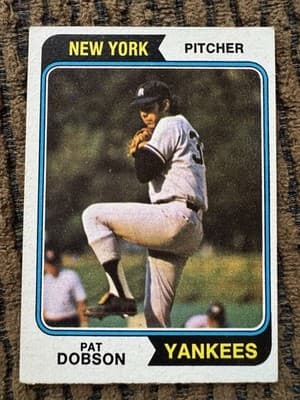 1974 Topps Baseball Cards Lot Of 5. Earl Weaver Eddie Mathew’s Pat Dobson Etc - Thumbnail 10