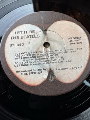 The Beatles Let It Be 1970 Capitol AR 34001 First Winchester Press - Thumbnail 10
